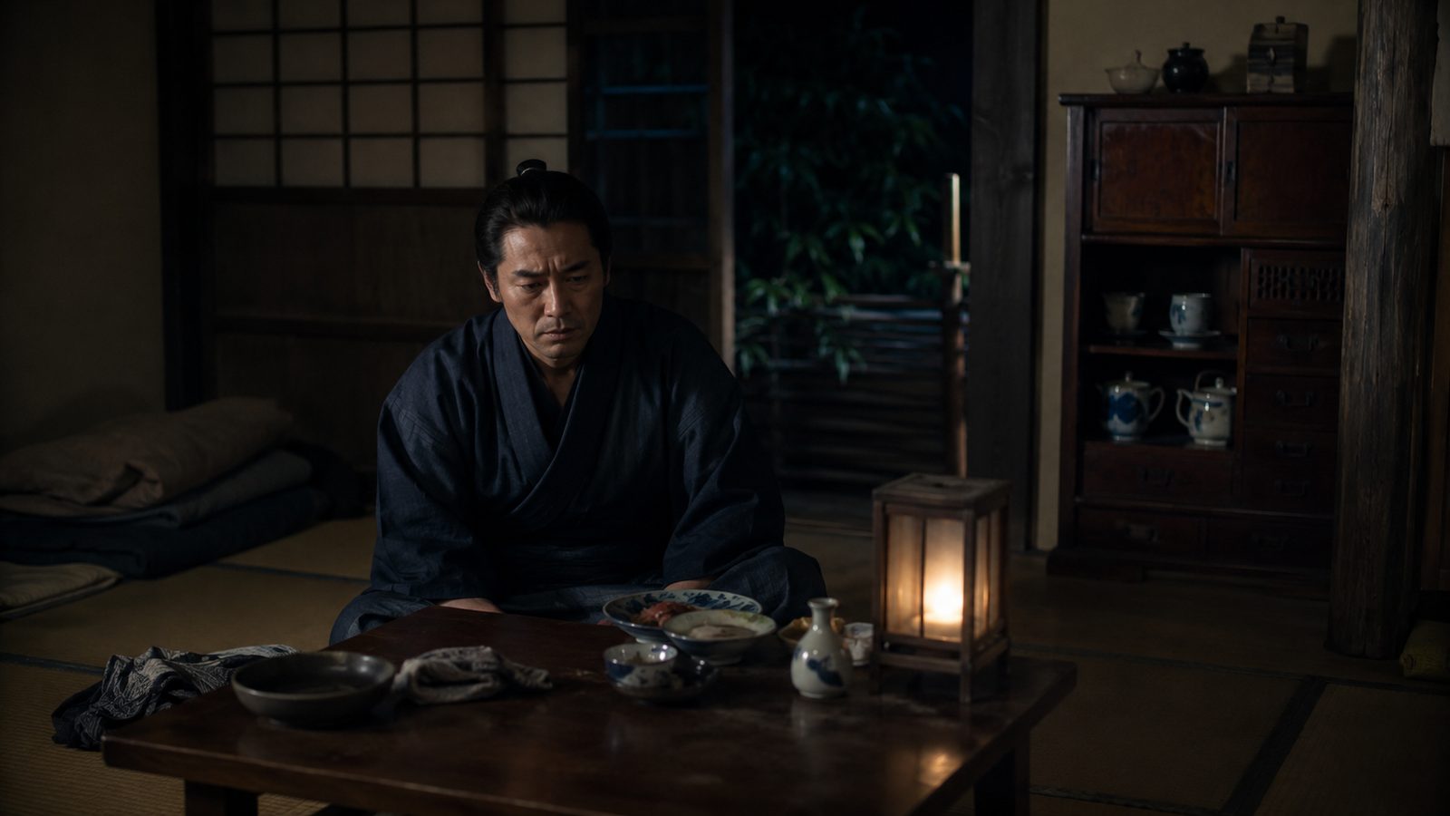 『花も刀も』よせる波:ひとり残された部屋