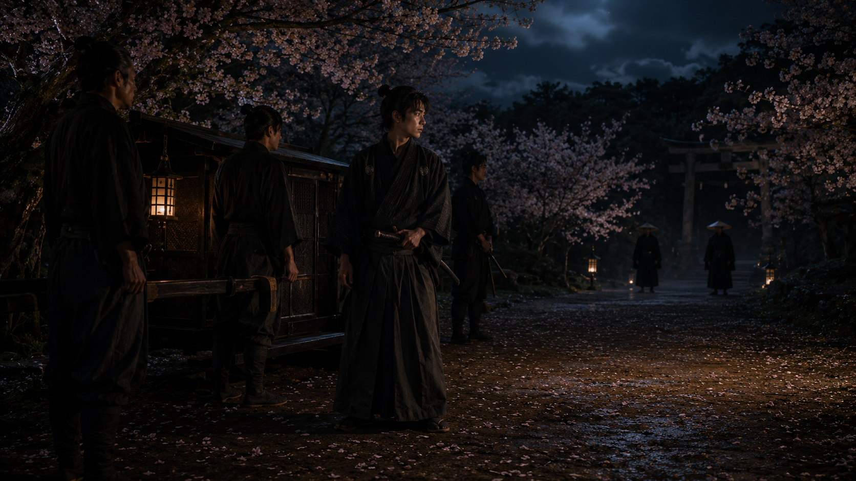 『斬奸必殺陣』「暗夜の死闘」の場面