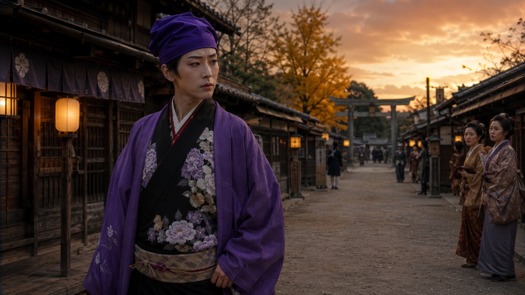 『雪之丞変化』第1章「女がた」の場面イメージ