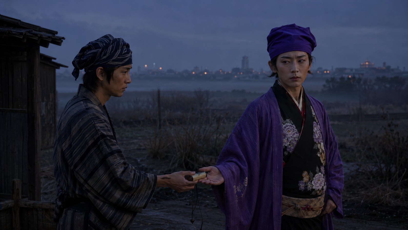 『雪之丞変化』第4章「闇太郎懺悔」の場面イメージ