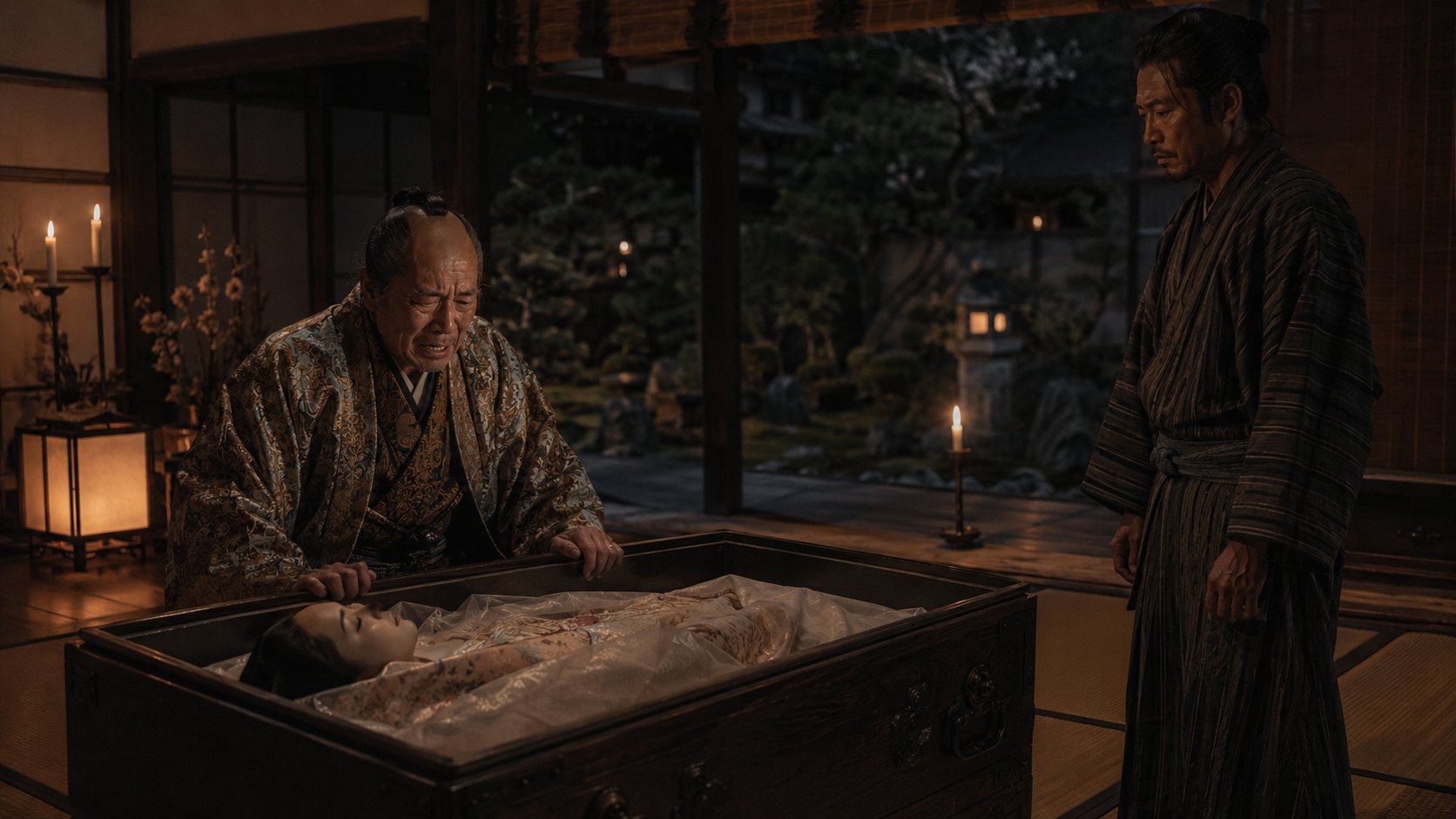 『雪之丞変化』第14章「暗刃」の場面イメージ