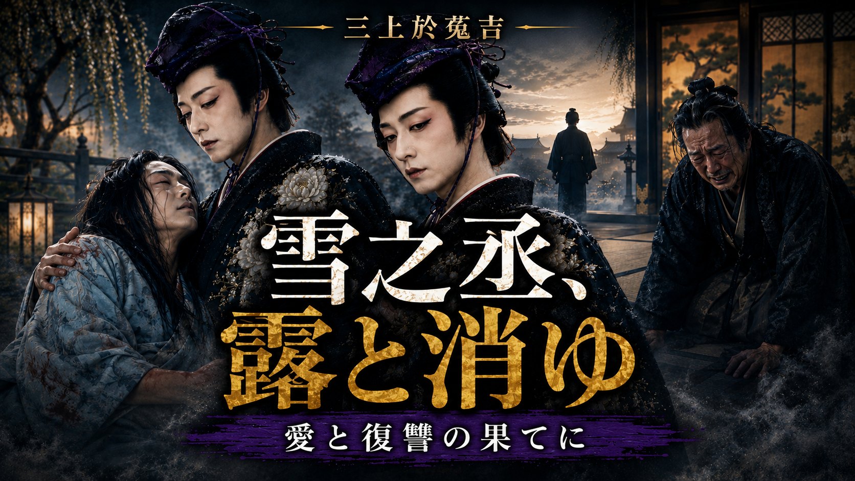 『雪之丞変化』第15章「翳る微笑」の場面イメージ