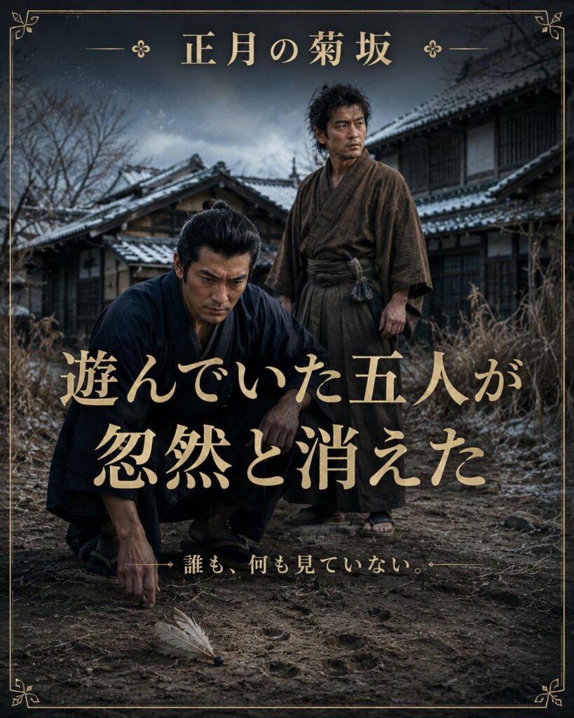 遊んでいた五人が忽然と消えた