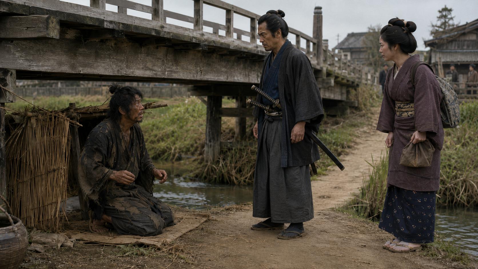吉川英治『下頭橋由来』場面6「逃亡発覚」