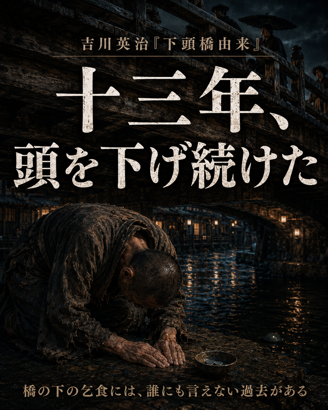 吉川英治『下頭橋由来』場面7「七十四両と贖罪」
