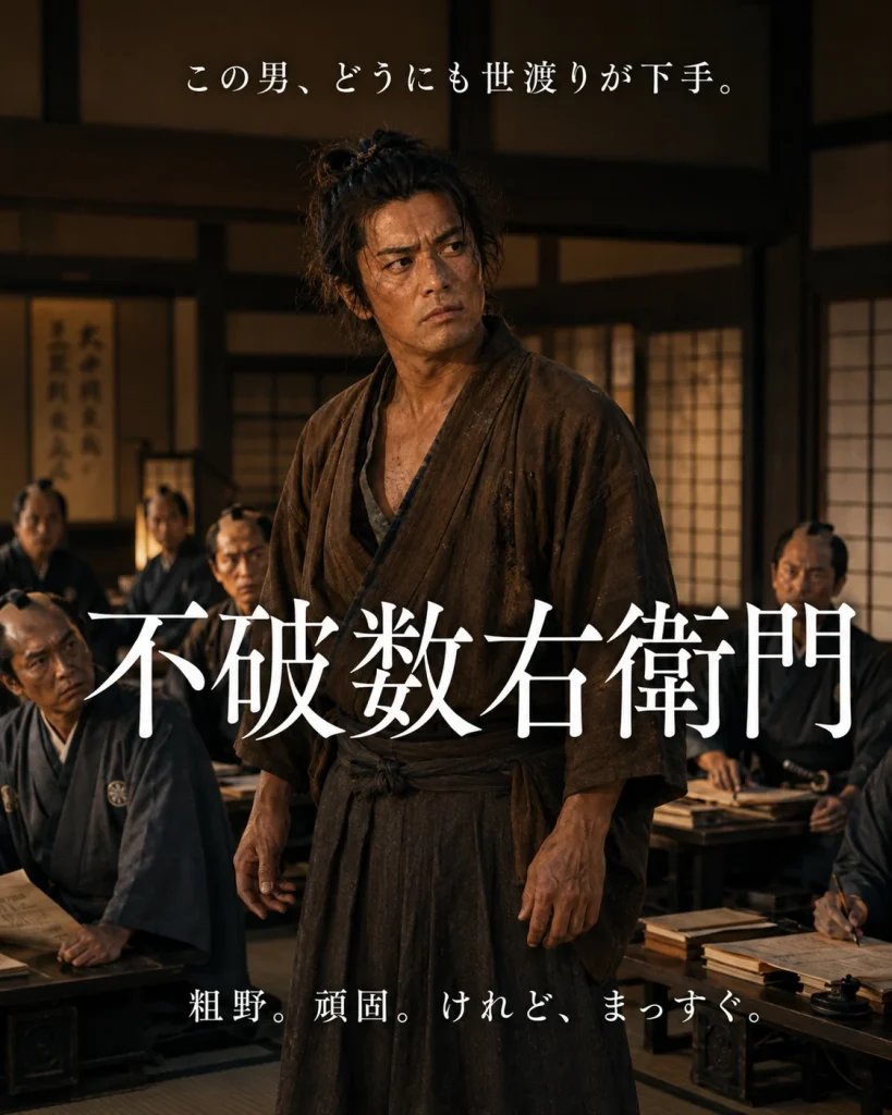世渡りが下手でもまっすぐな不破数右衛門