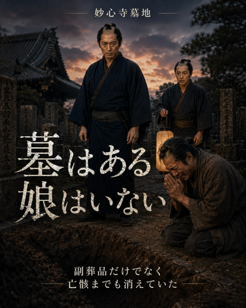 物語を巡る『生きていた小町娘』：妙心寺墓地 ― 墓はある、娘はいない