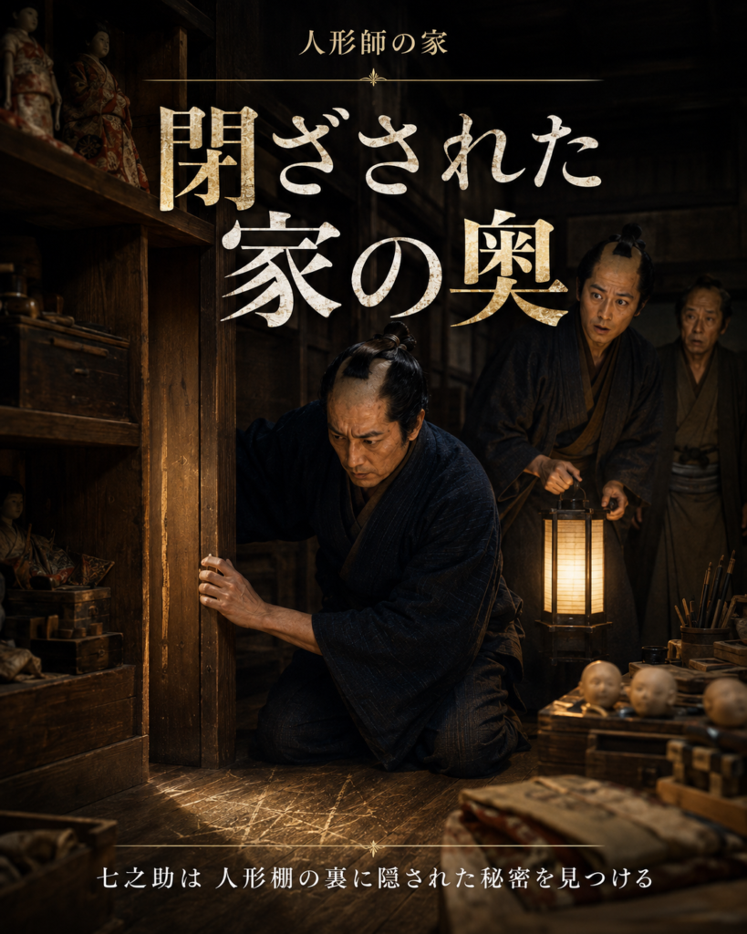 物語を巡る『生きていた小町娘』：人形師の家 ― 閉ざされた家の奥