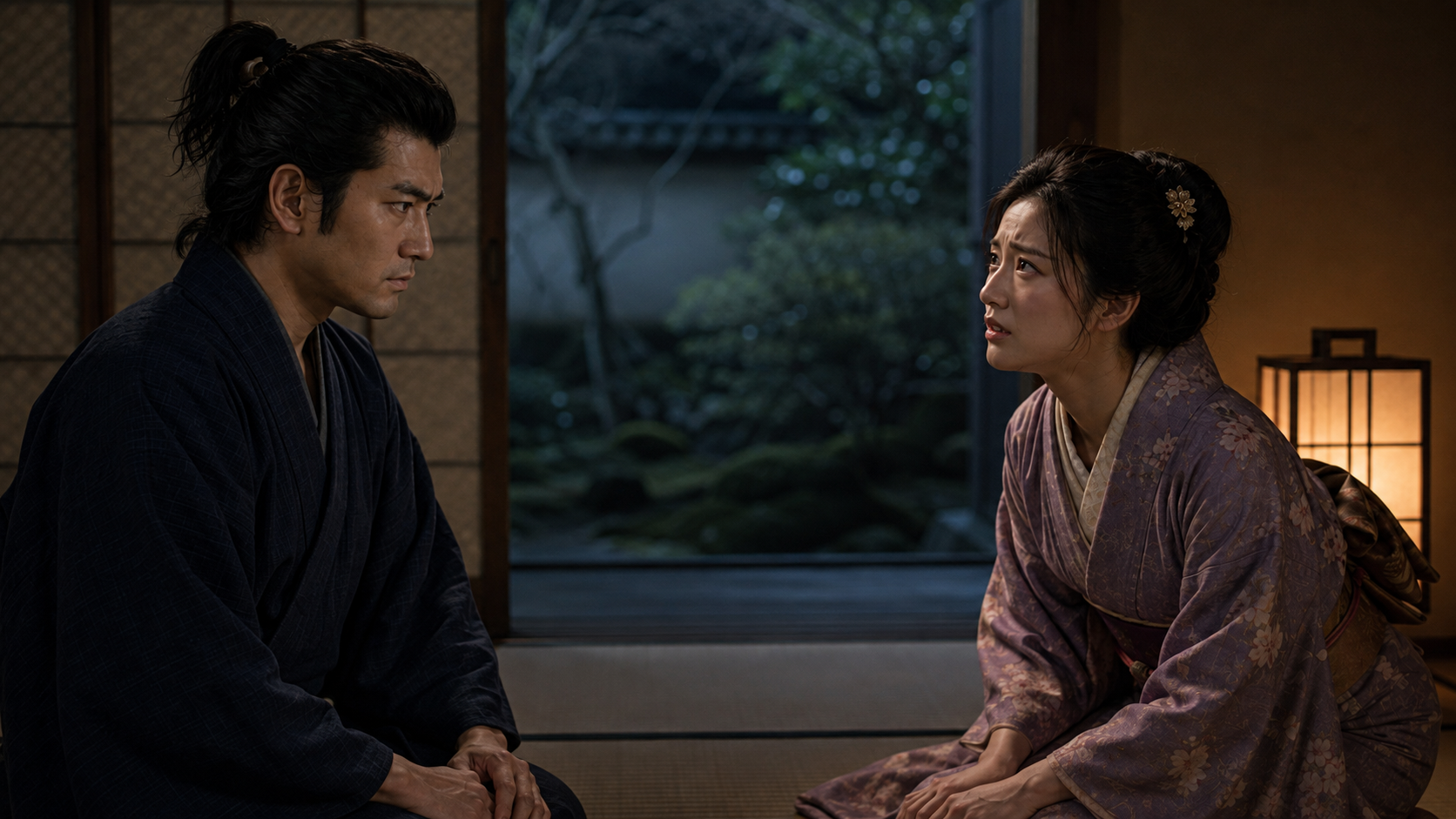 第2章「お紋の密かな依頼」の場面