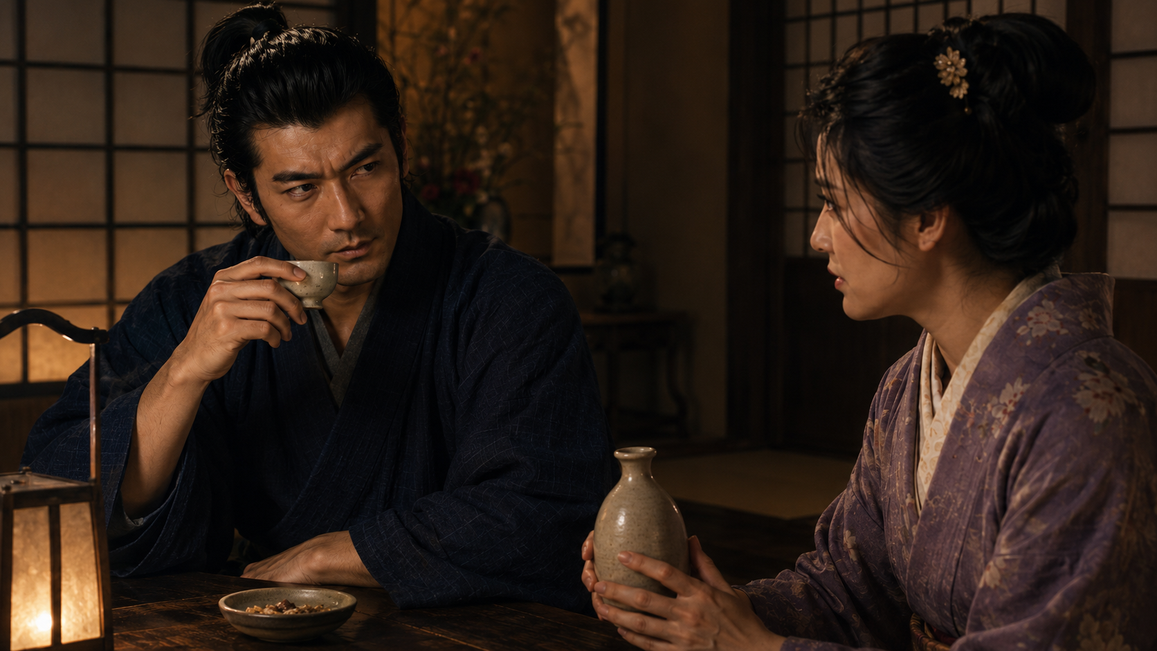 第7章「平次の疑念」の場面