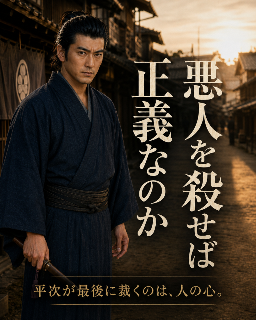 『有徳人殺害』物語LPカード。悪人を殺せば正義なのか。