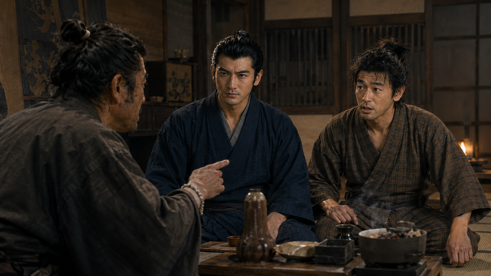 『有徳人殺害』第一章「小判で五両」の場面イメージ