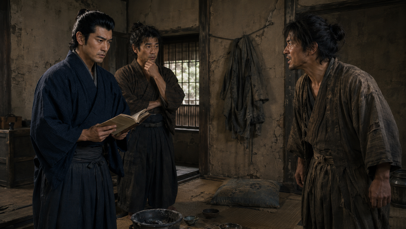 『有徳人殺害』第三章「若旦那と下男」の場面イメージ