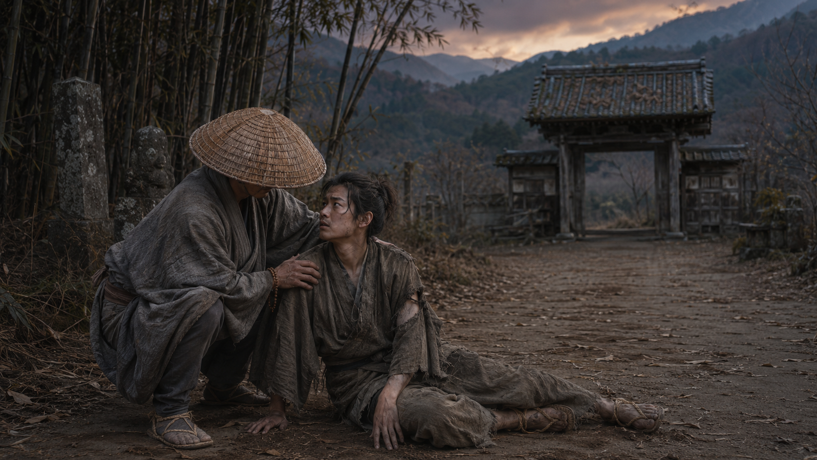 山本周五郎『竹槍念仏』場面2「おきいの告白」