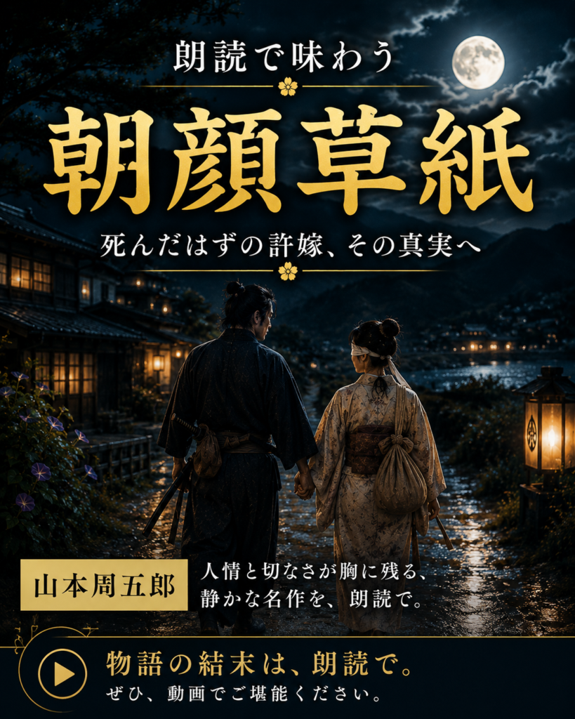 月夜を歩む二人を描いた物語LPカード8。