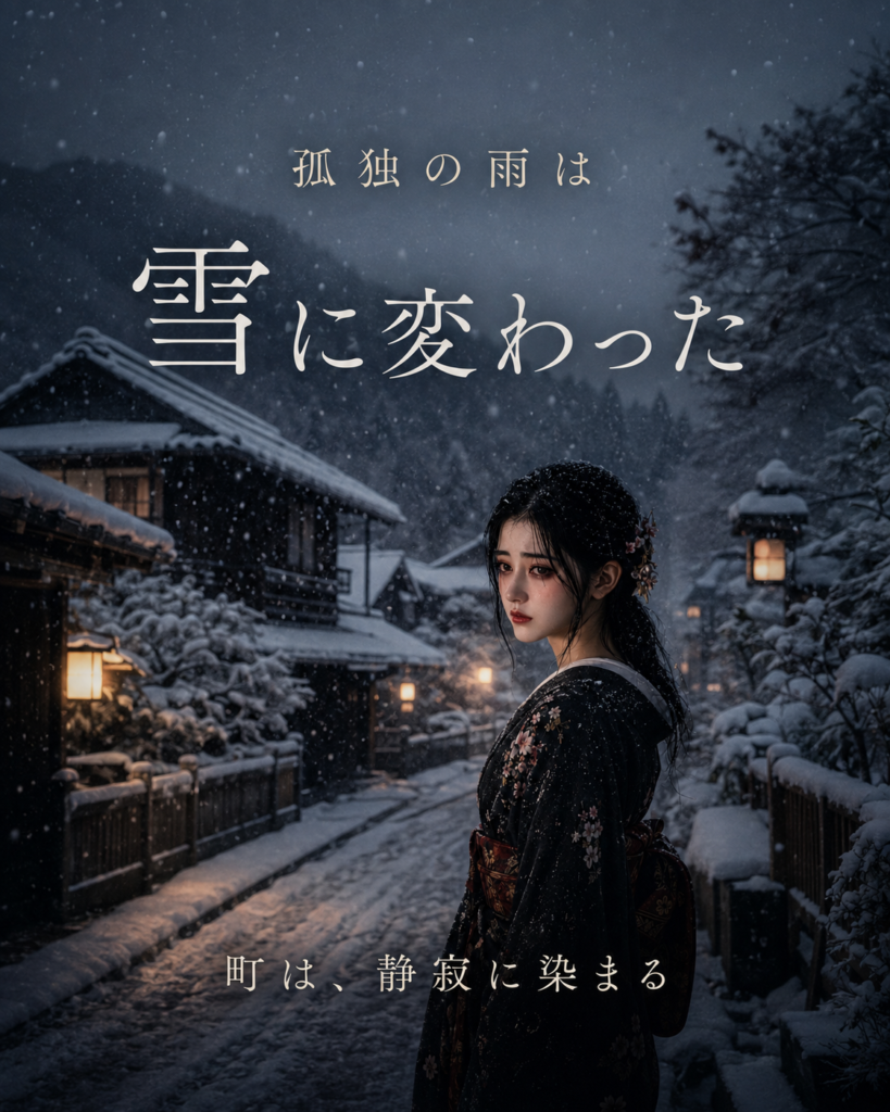 山本周五郎『契りきぬ』物語を巡るカード6：孤独の雨は、雪に変わった