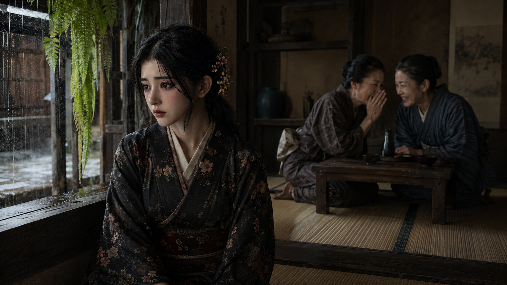 山本周五郎『契りきぬ』二の一 北原家、静かな庇護の場面画像