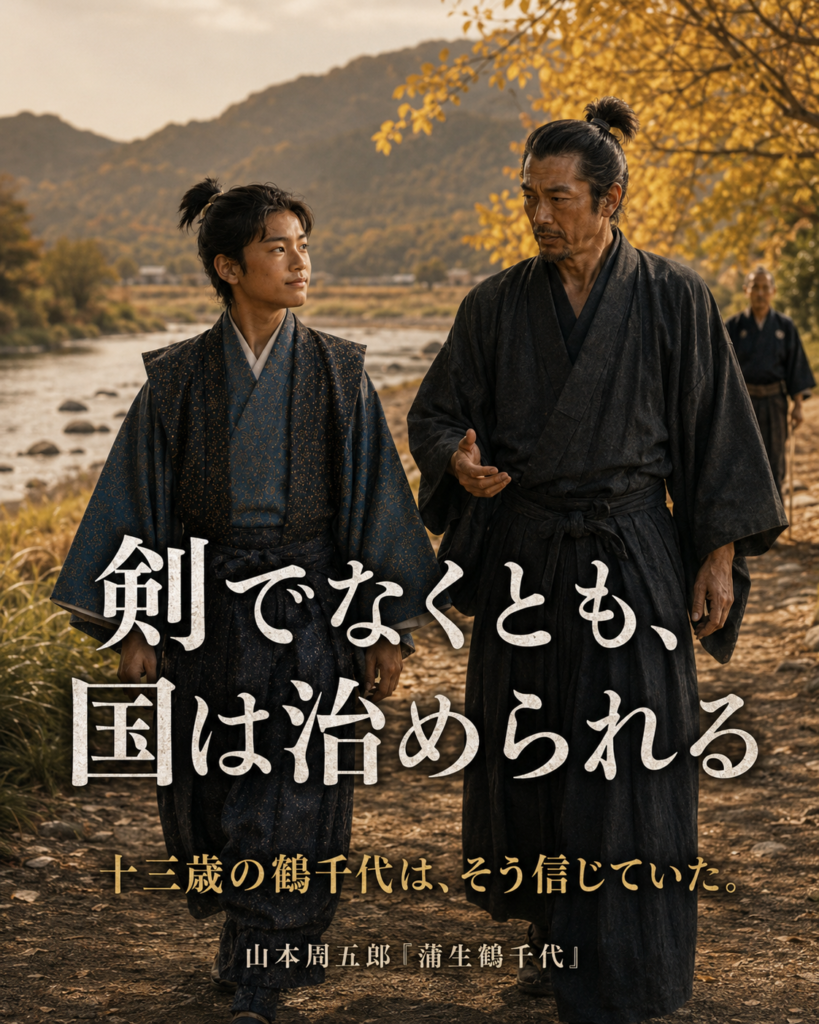 『蒲生鶴千代』物語を巡るカード3「剣でなくとも、国は治められる」