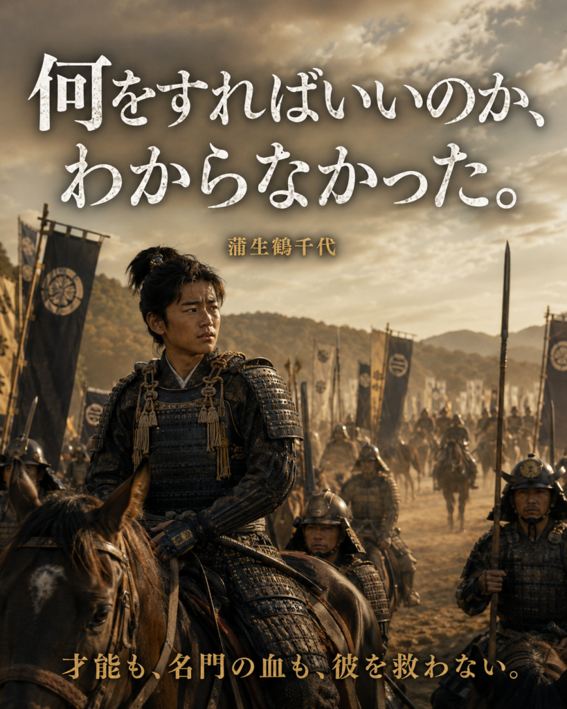 『蒲生鶴千代』物語を巡るカード6「何をすればいいのか、わからなかった。」