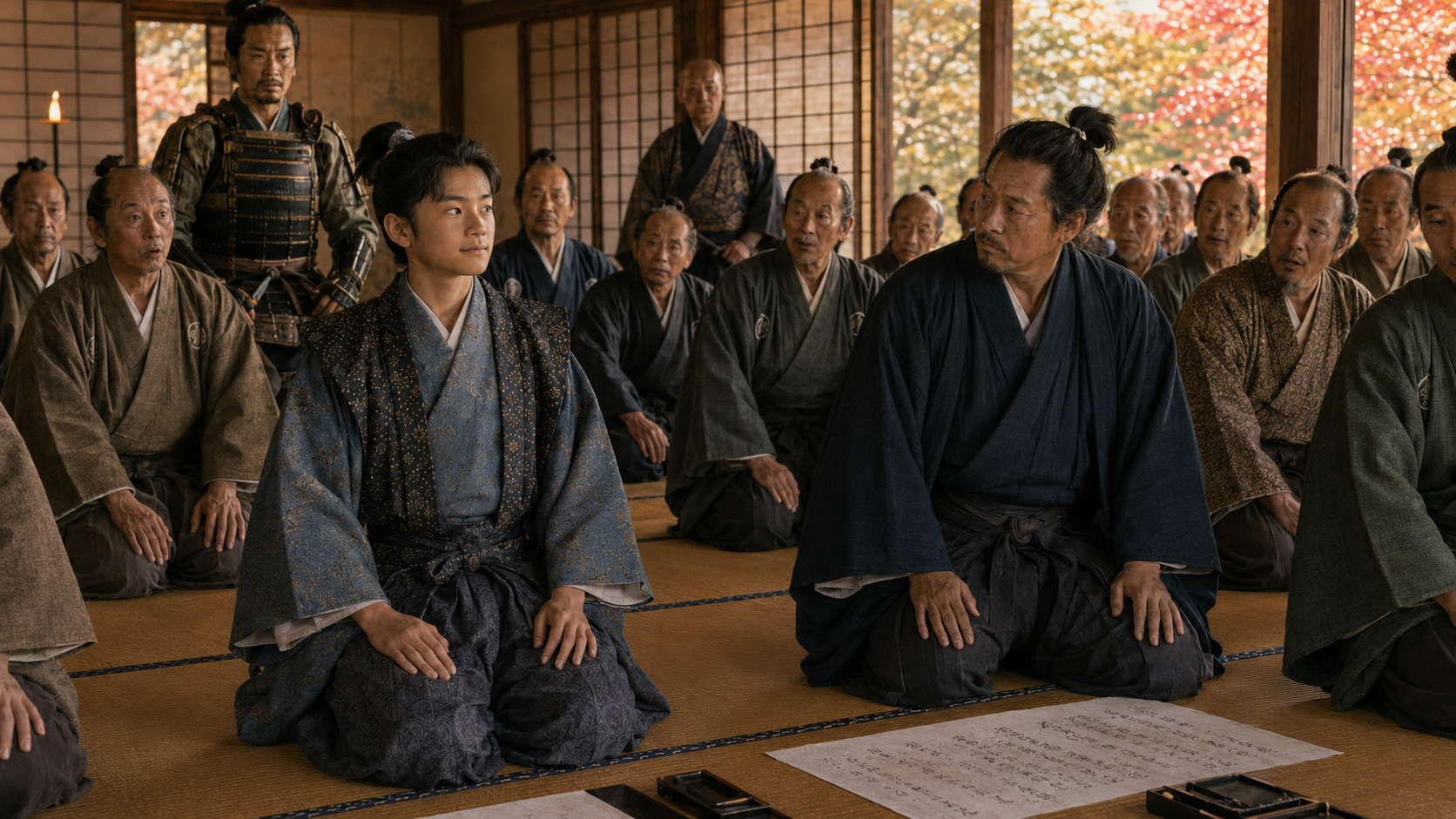 斎藤内蔵助は、周囲とは違う眼差しで鶴千代の才と危うさを見つめる
