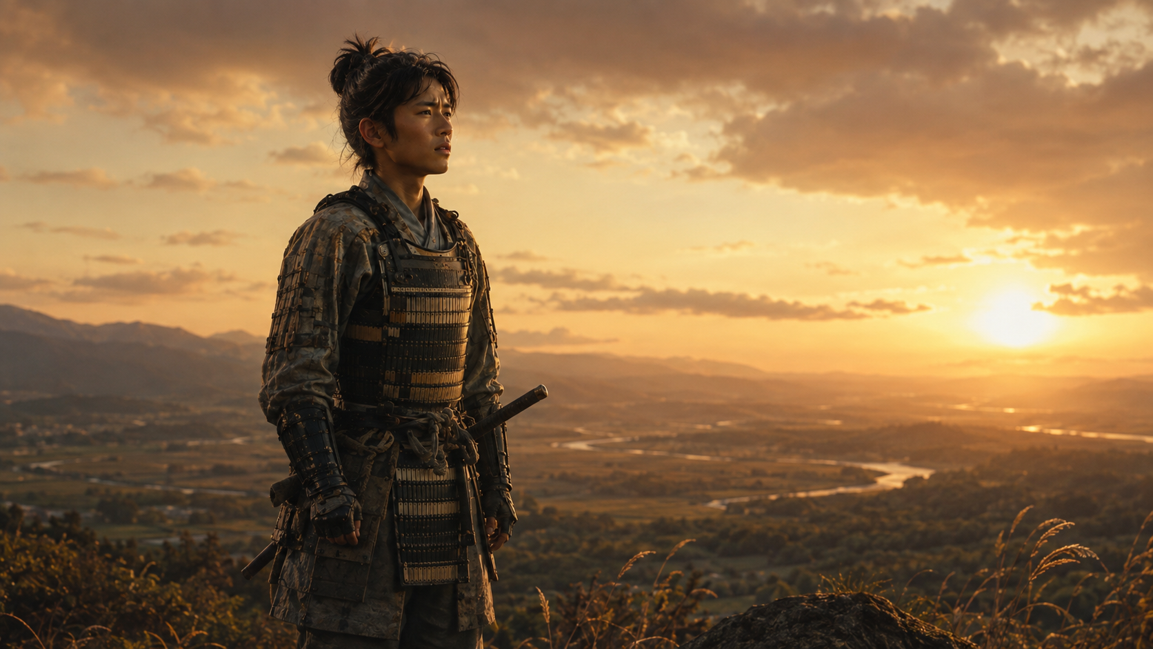 戦いの後、忠三郎は学問と武術の双方を学び、よき領主になることを誓う