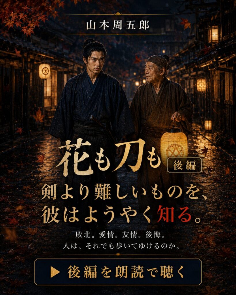 後編6｜剣より難しいものを、彼はようやく知る。