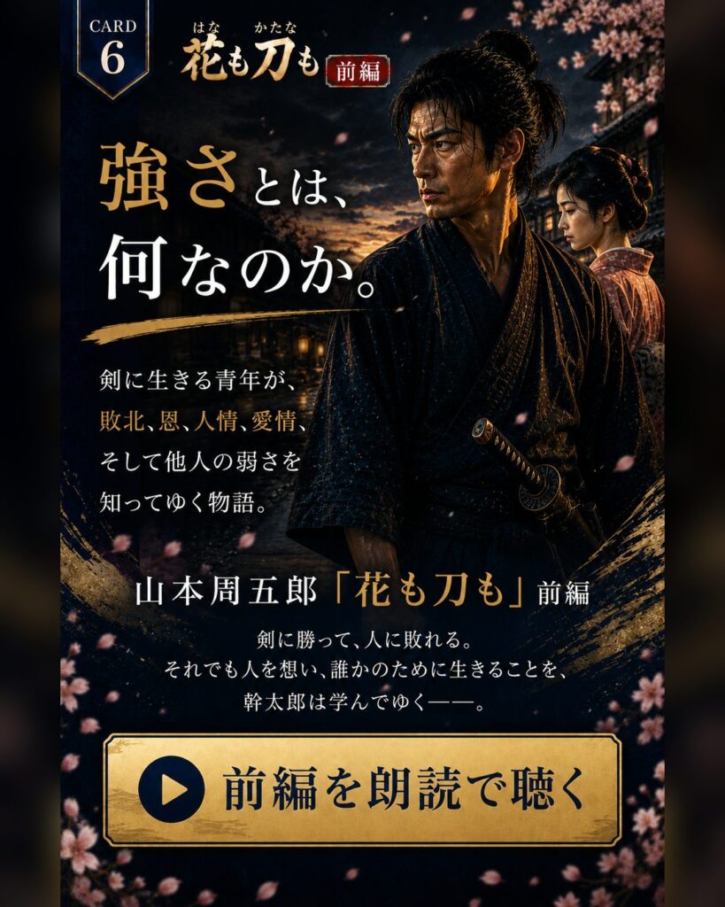 前編6｜強さとは、何なのか。