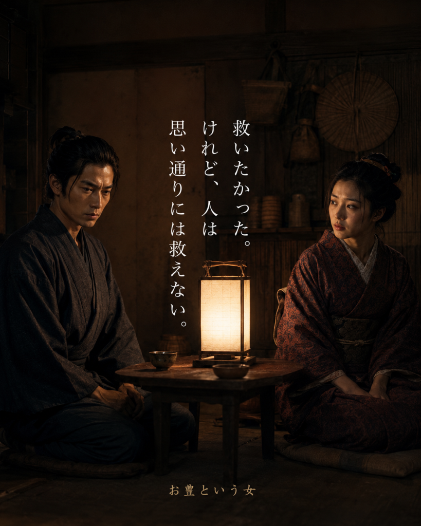 『花も刀も』物語を巡るカード3：救いたかった