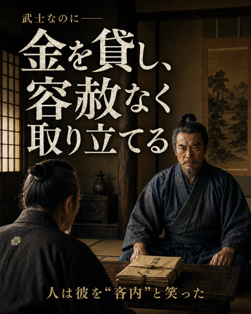 金を貸し、容赦なく取り立てる