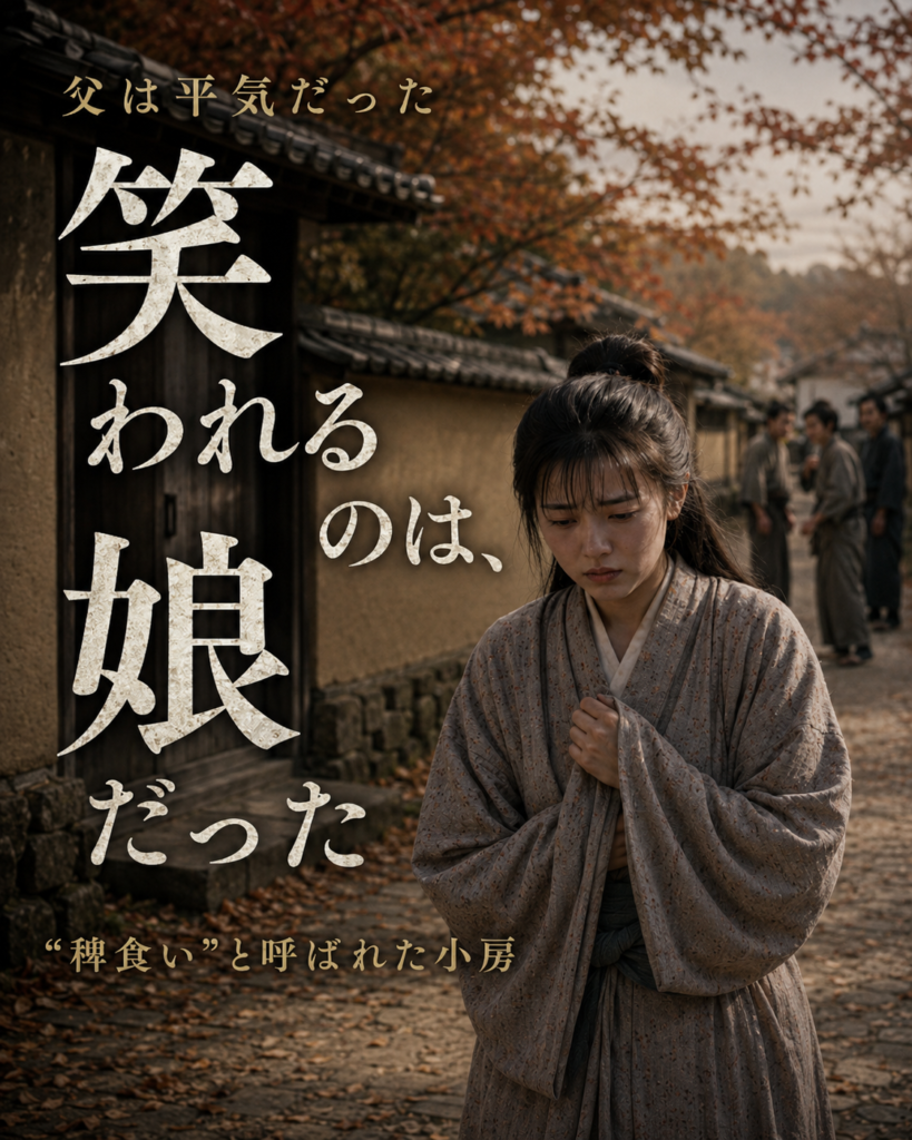 笑われるのは、娘だった