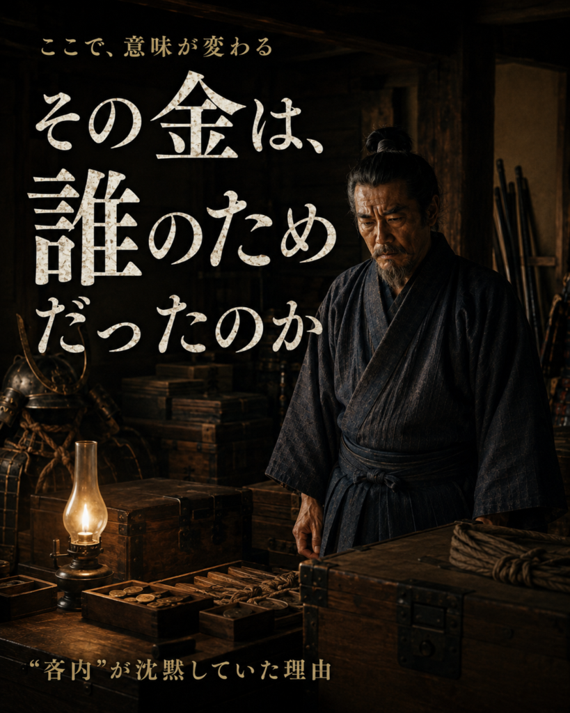 その金は、誰のためだったのか