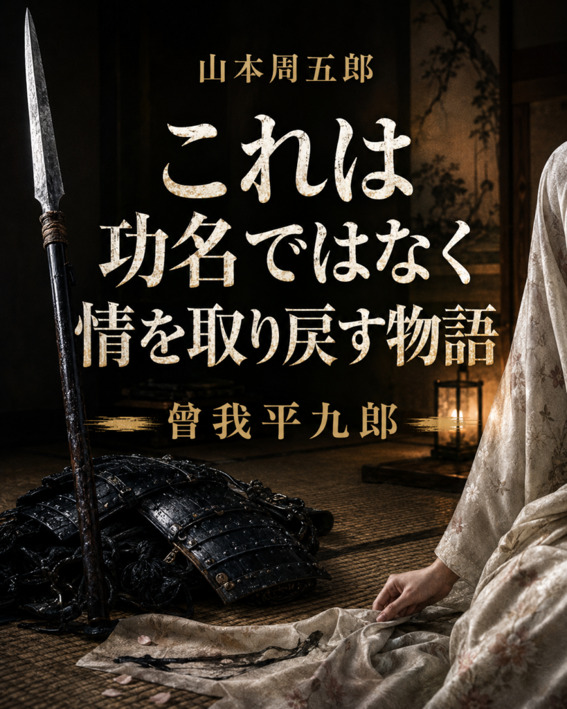 これは功名ではなく情を取り戻す物語と記した象徴カード