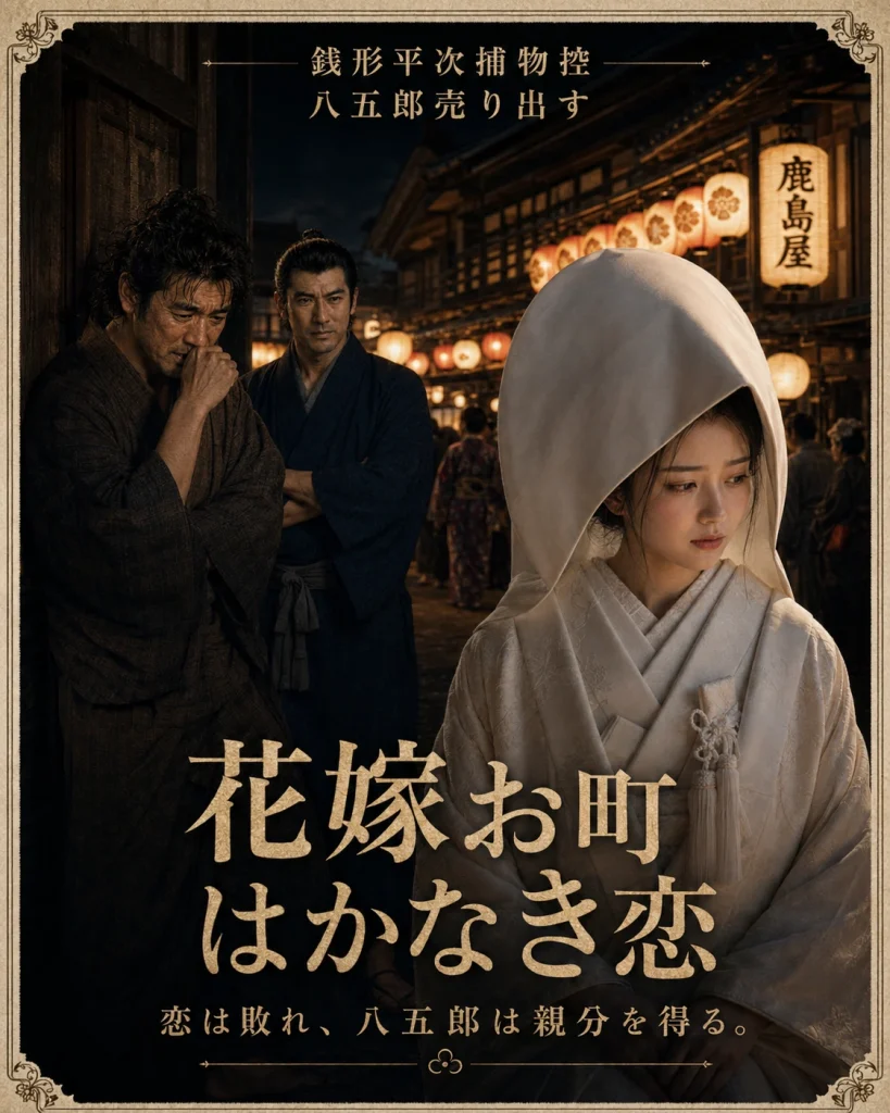 事件の果て、お町の行く末と八五郎の恋が交差する。