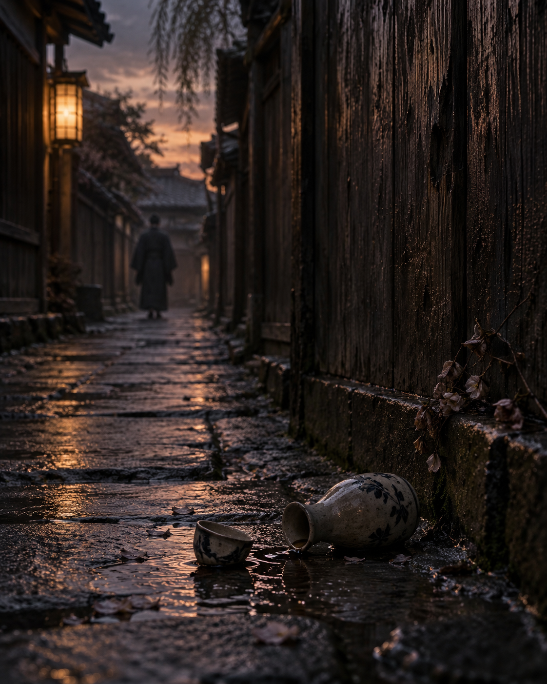 『ながい坂 下巻』第二十三章の縦長象徴画像