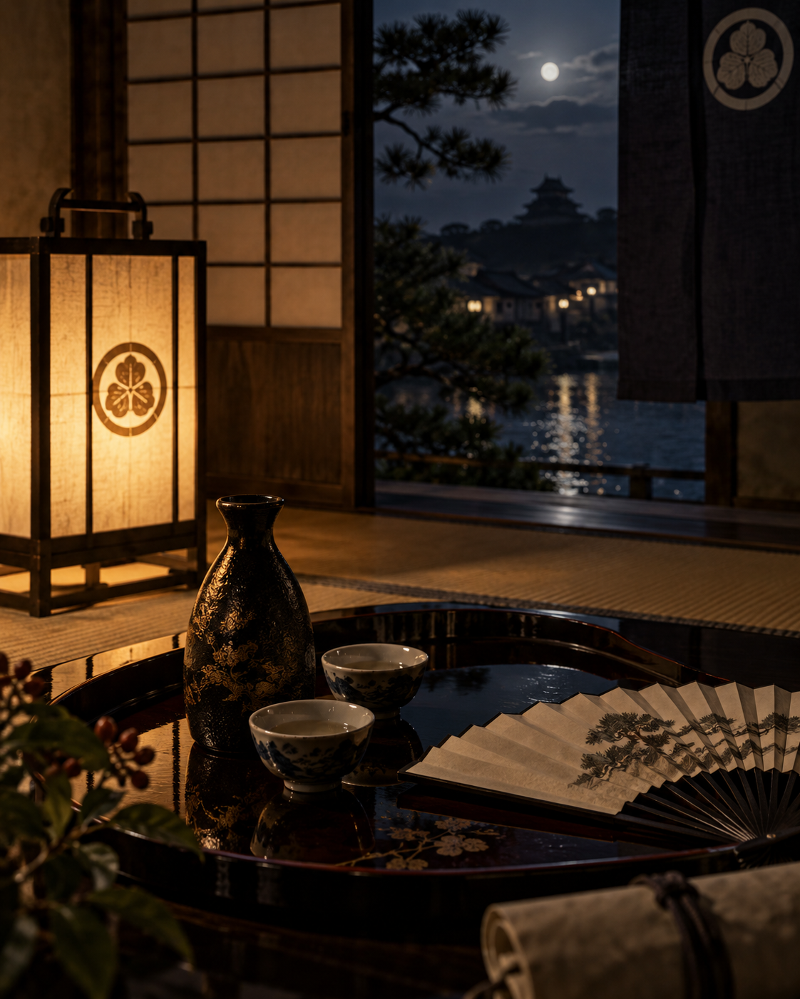 『ながい坂 下巻』第二十四章の縦長象徴画像