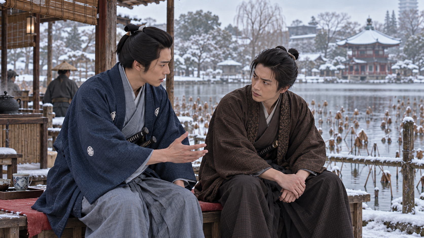 伊丹主馬に関係する物語場面のイメージ