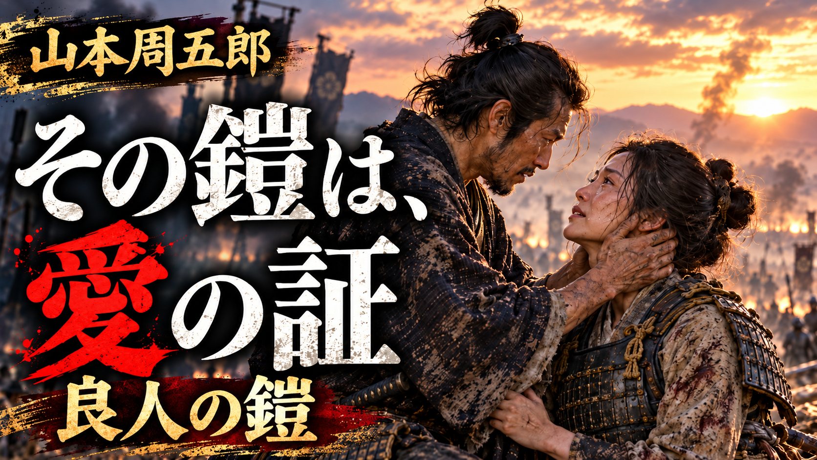 戦国時代の夫婦をテーマとした挿絵